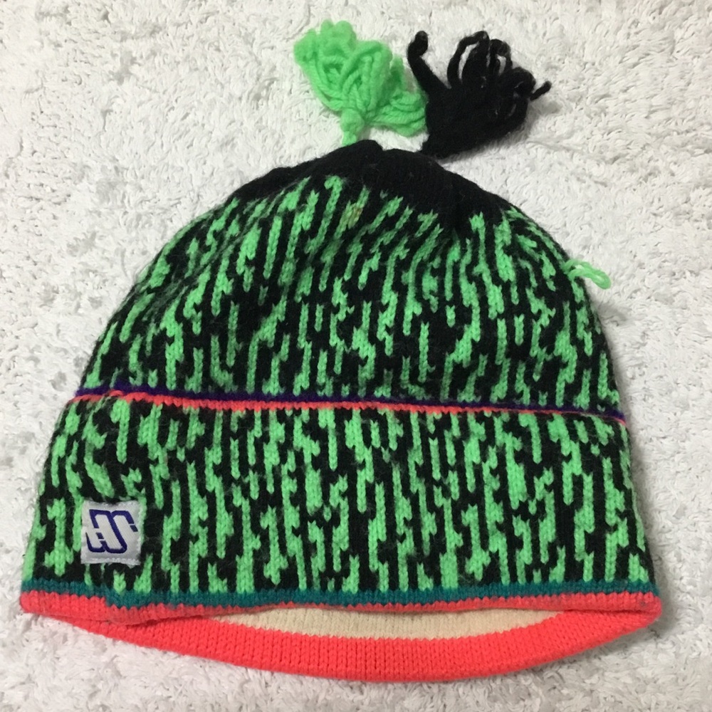 Vintage Murray Merkley Virgin Wool Ski Beanie Hat